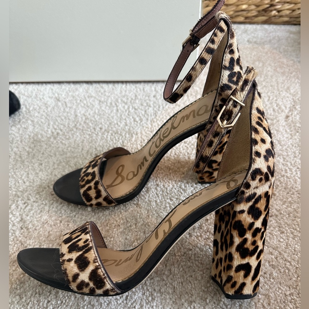 Sam Edelman leopard heel